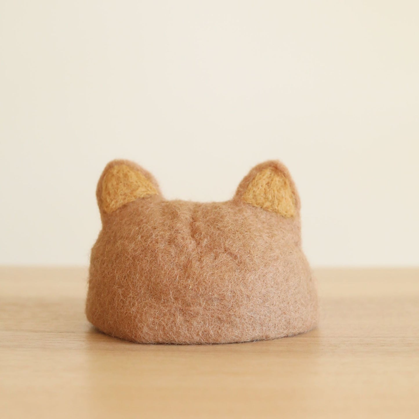 Felt Kitty Hat For Cats - Brown