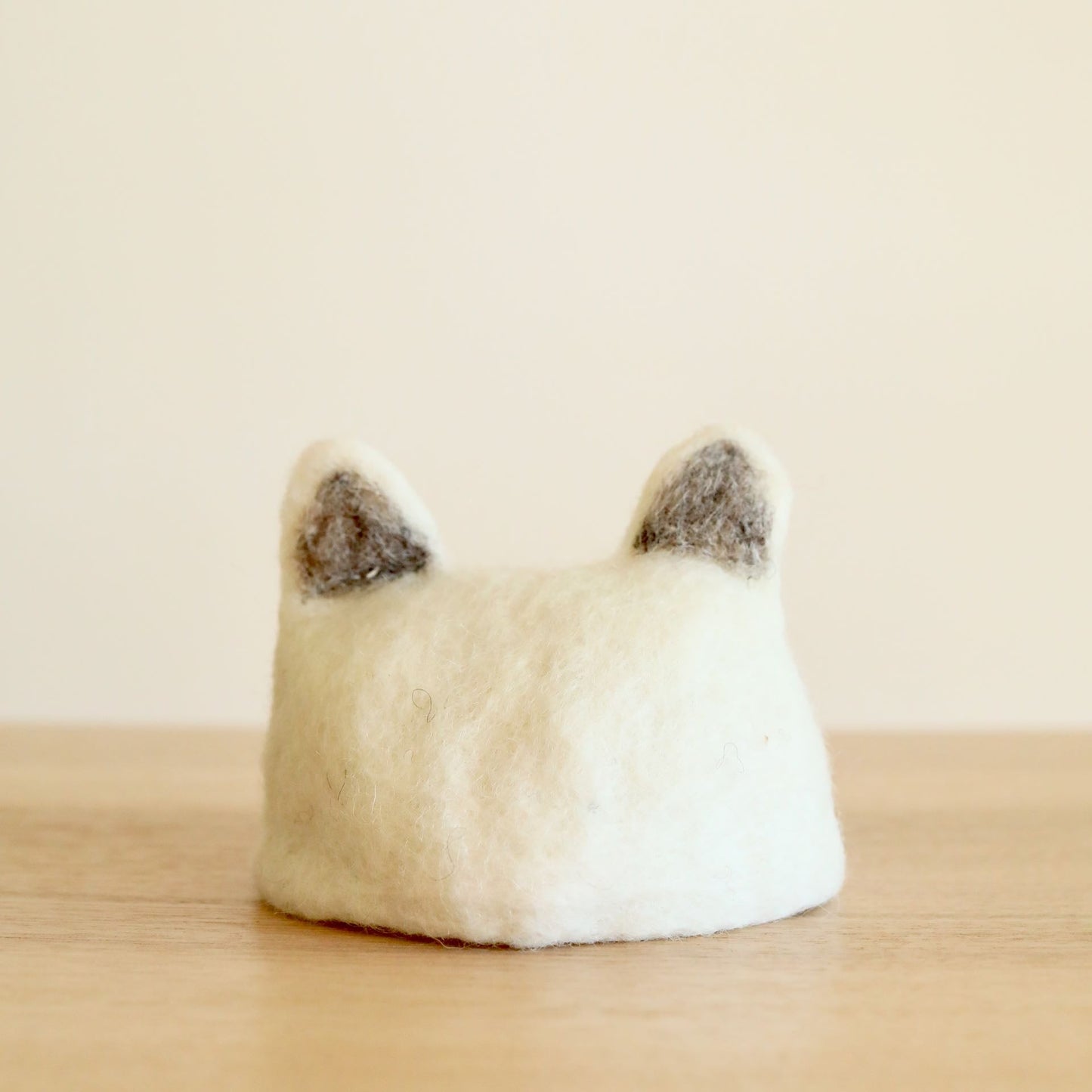 Felt Kitty Hat For Cats - White