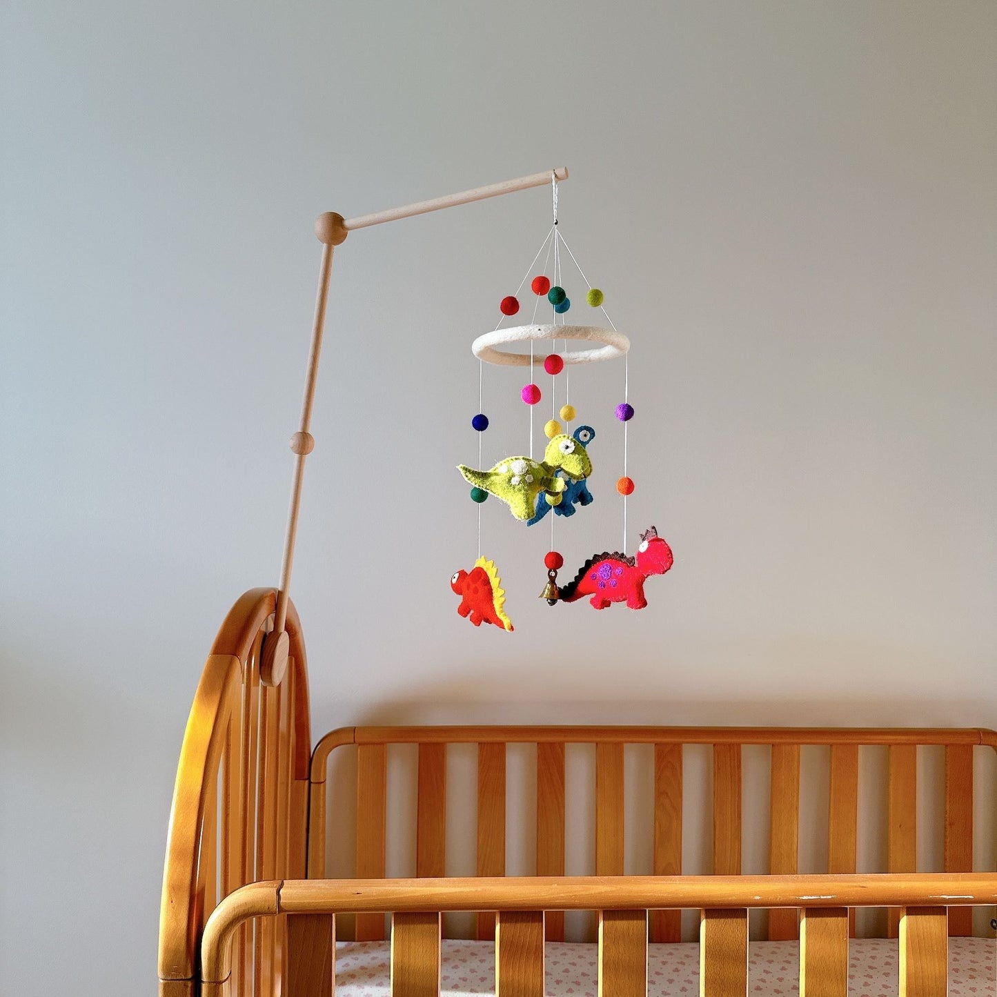 Felt Baby Mobile - Cute Dinosaur