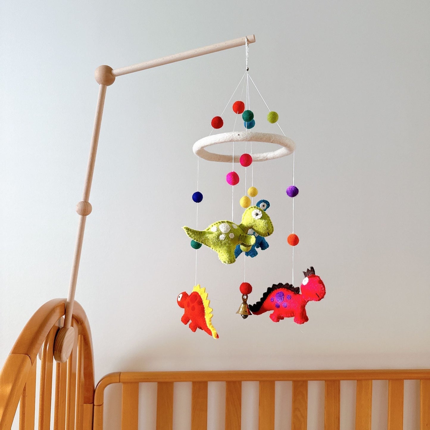 Felt Baby Mobile - Cute Dinosaur