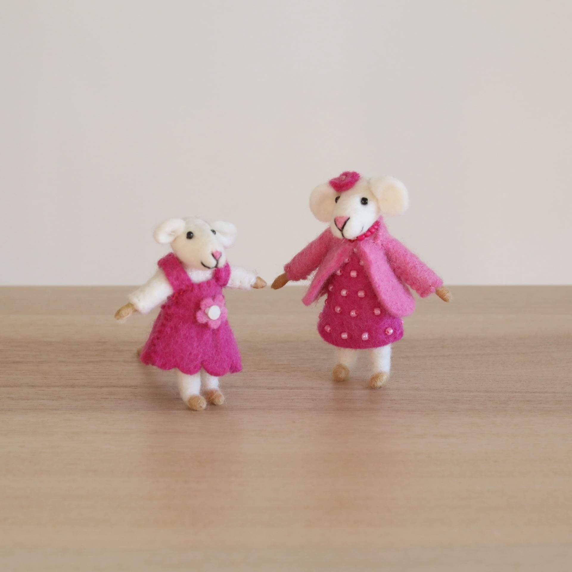 Felt Mouse Family Premium Quality Unique Handmade Gifts And Accessories - Ganapati Crafts Co.