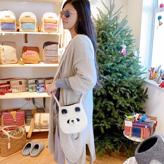 Felt Panda Bag