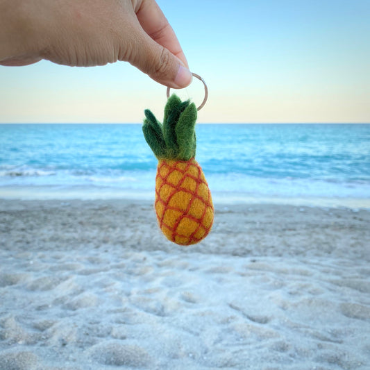 Felt Keychain - Pineapple