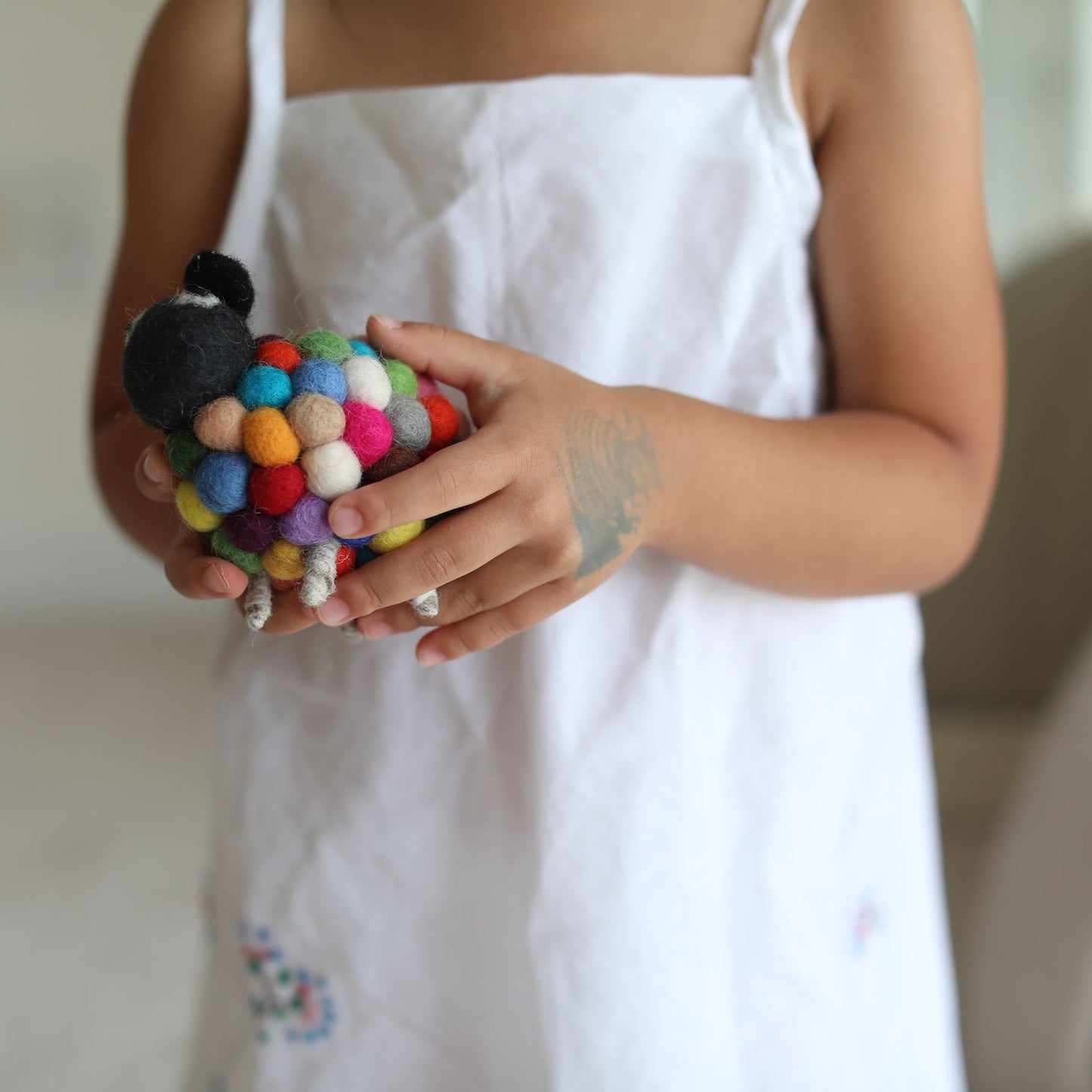 Felt Ball Pompom Sheep