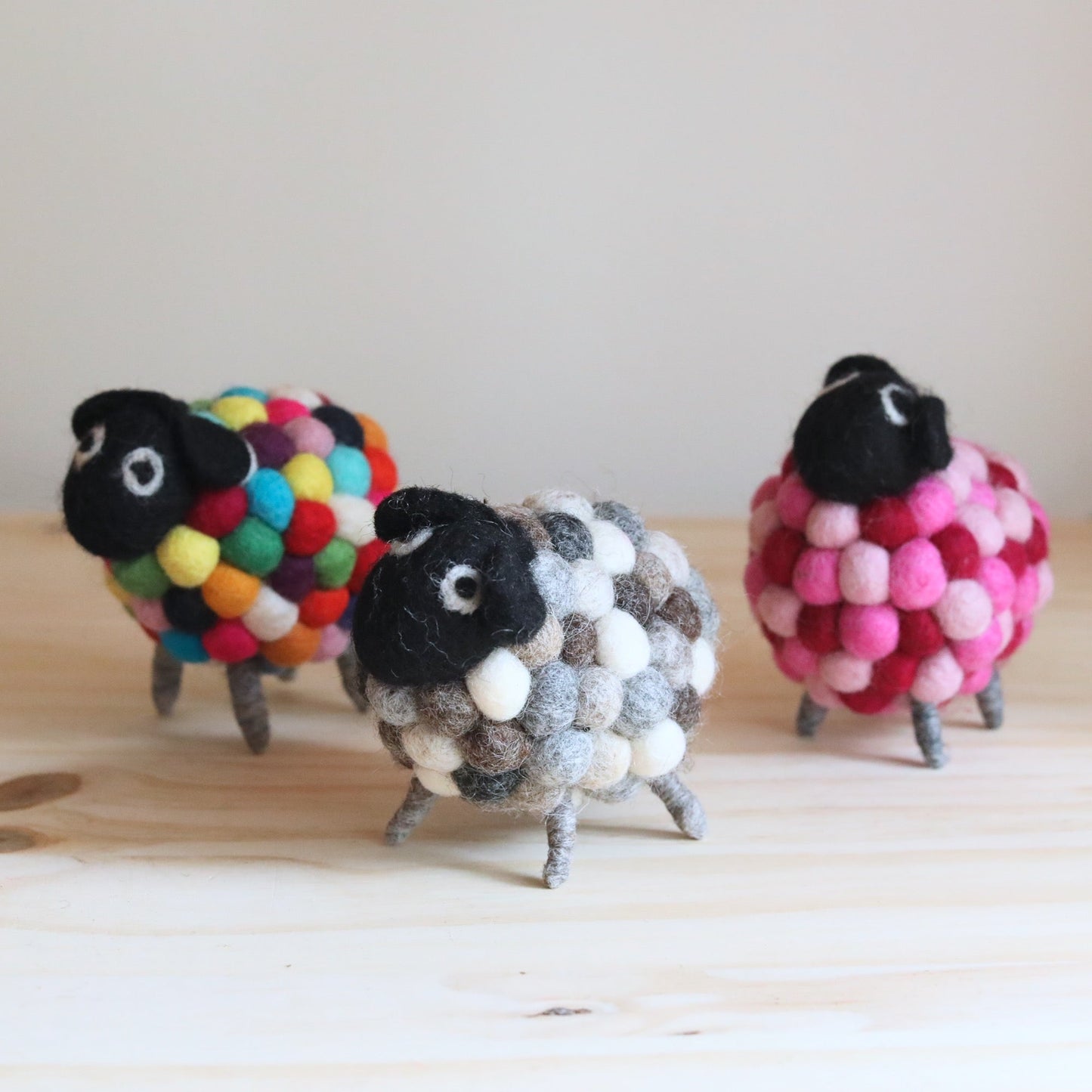 Felt Ball Pompom Sheep