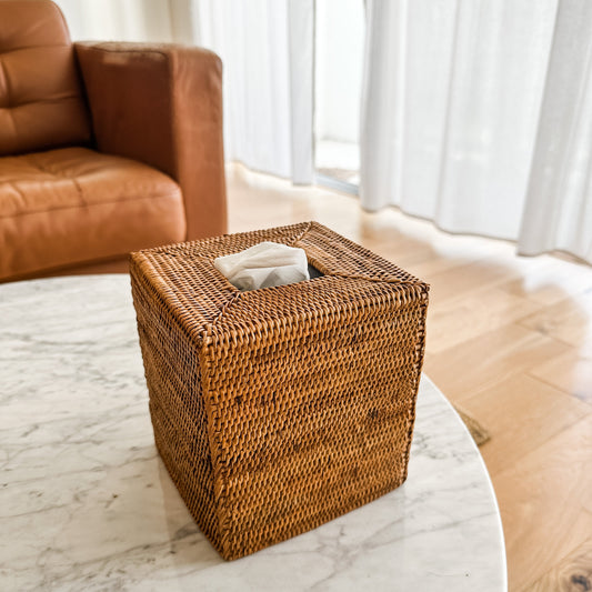 Bali Rattan Tissue Cover