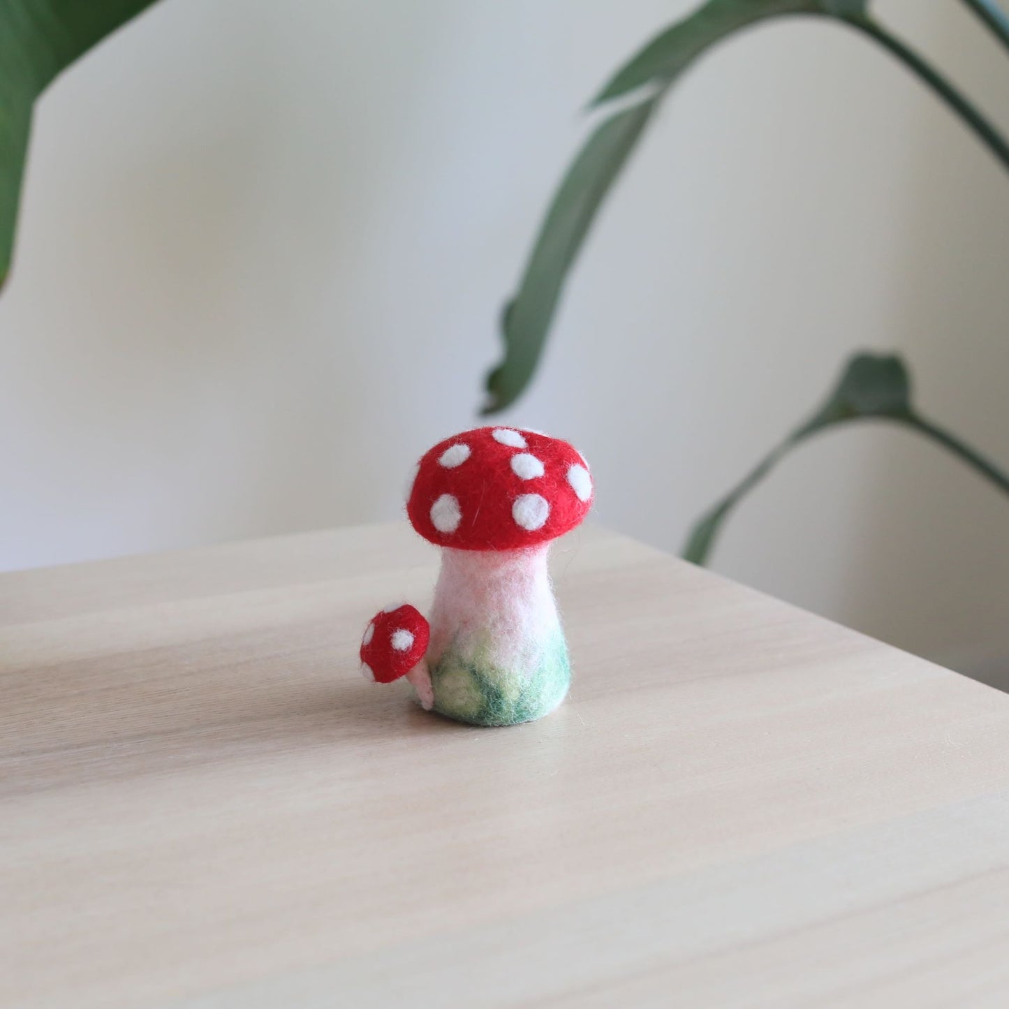 Felt Mushroom Wine Bottle Toppers