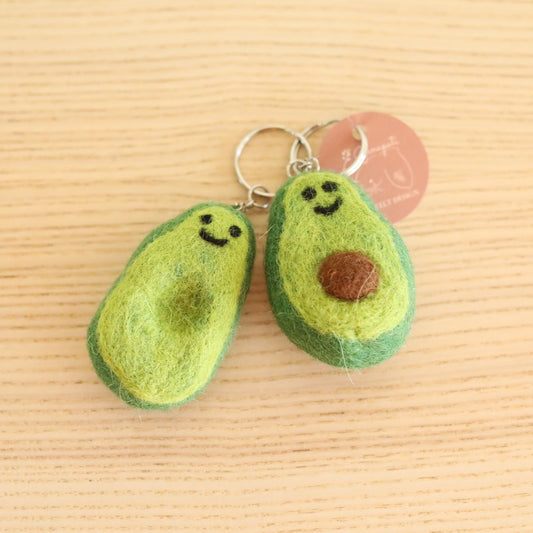 Felt Keychain - Avocado