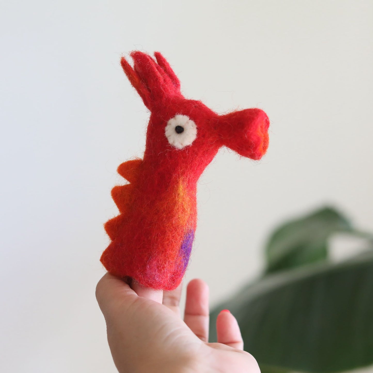 Finger Puppet - Seahorse (Assorted Color)