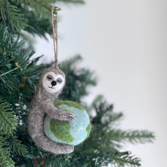 Sloth Embrace - Earth-Holding Decor