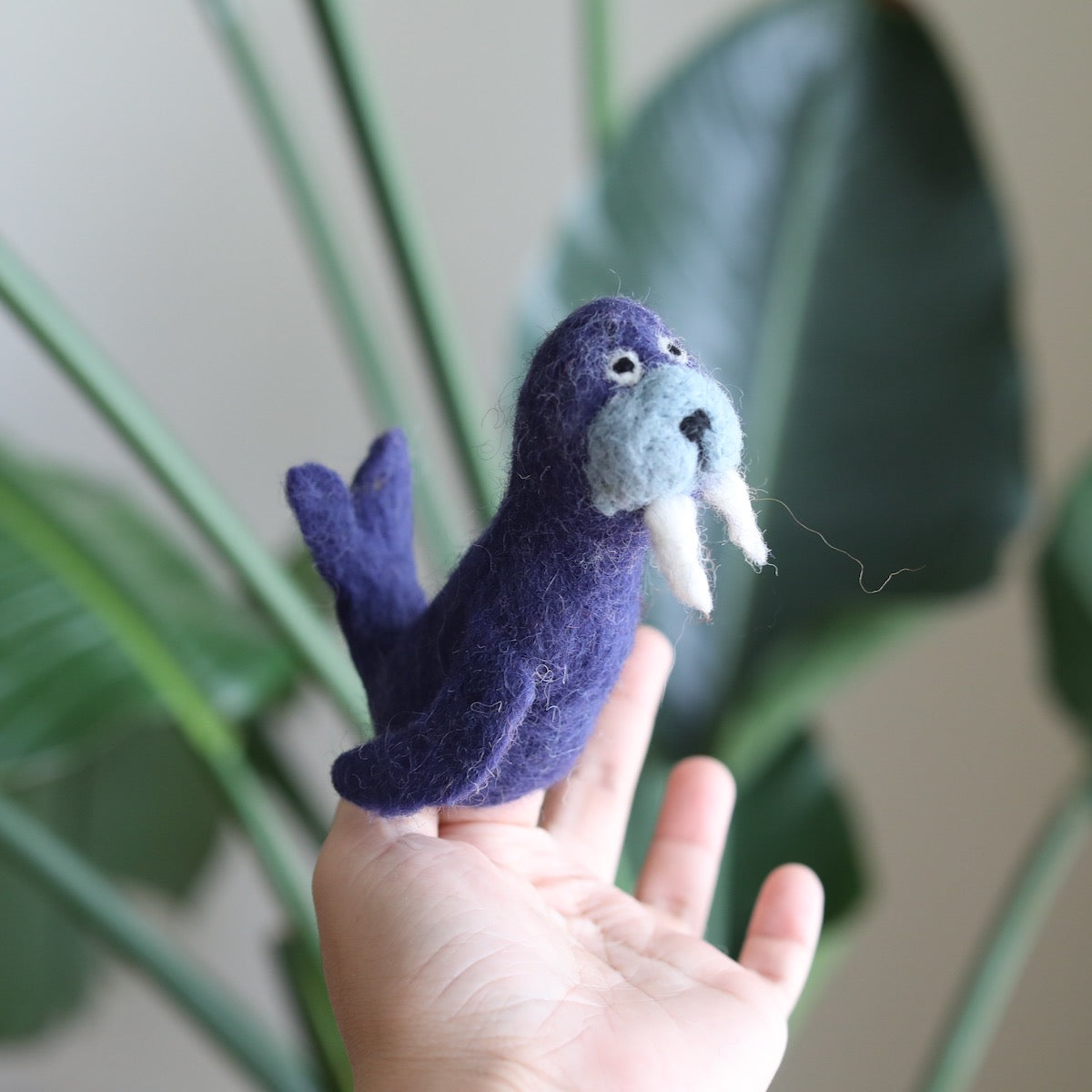 Walrus Finger Puppet