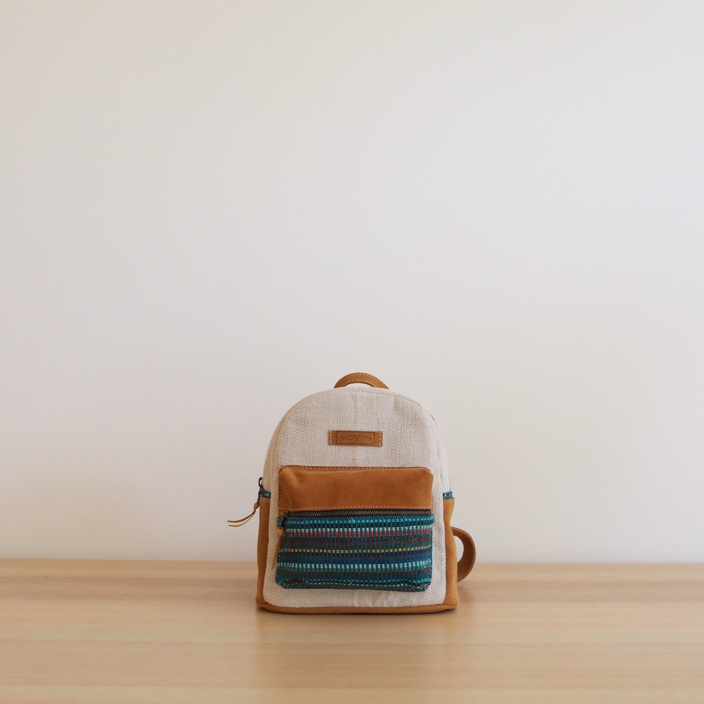 Recycled Fabric Mini Backpack